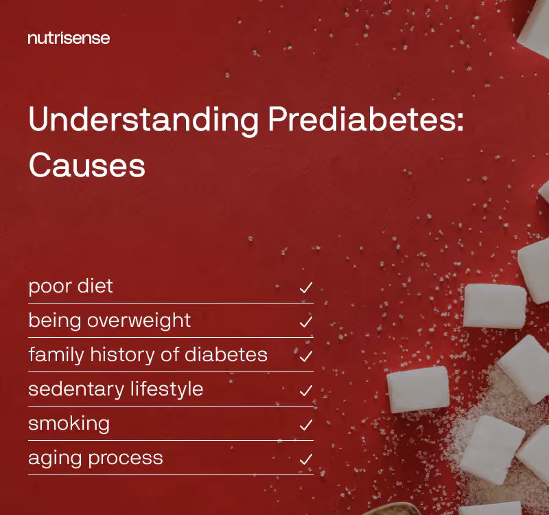 list of causes of prediabetes