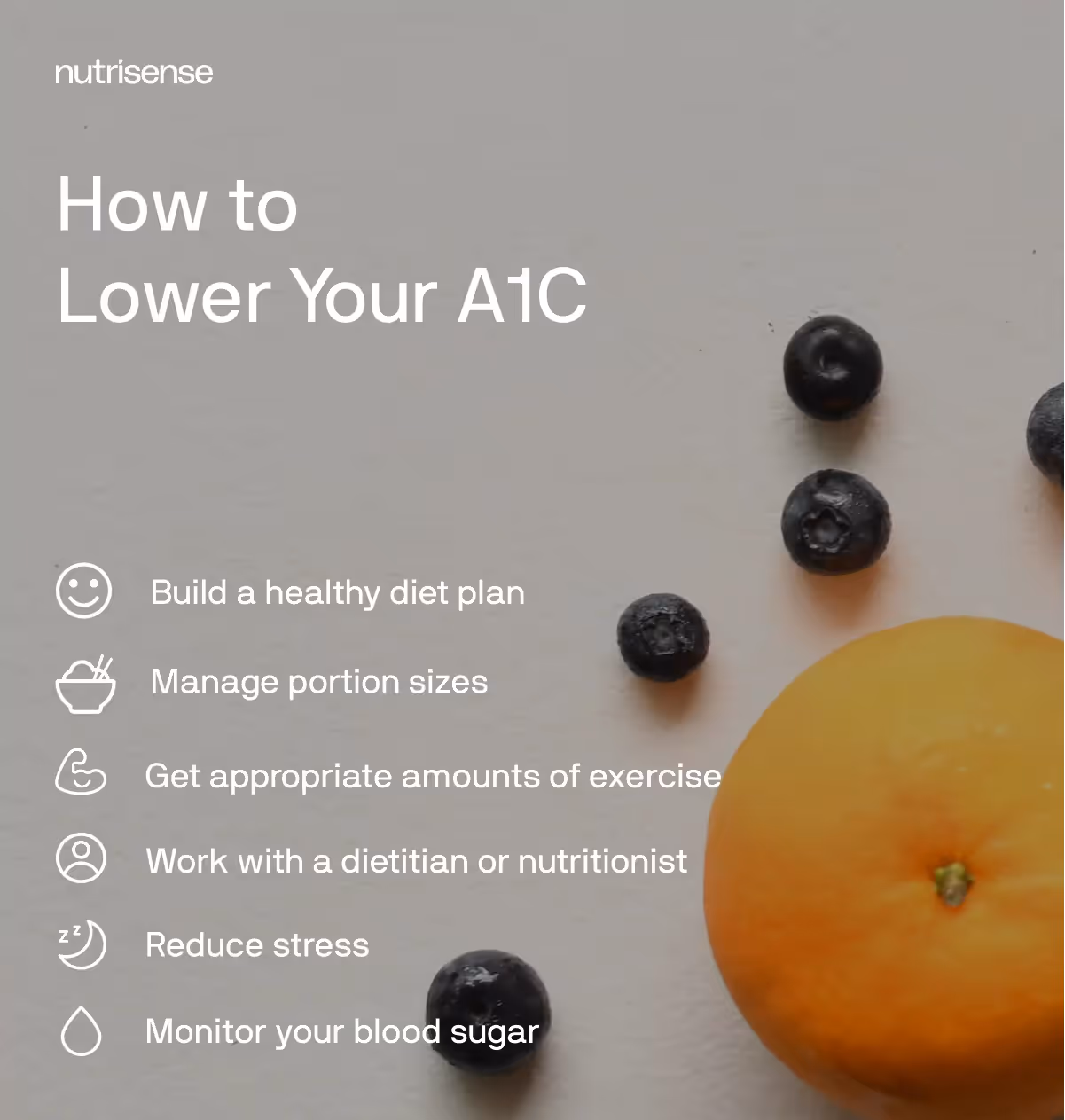 list of tips to help you lower a1c