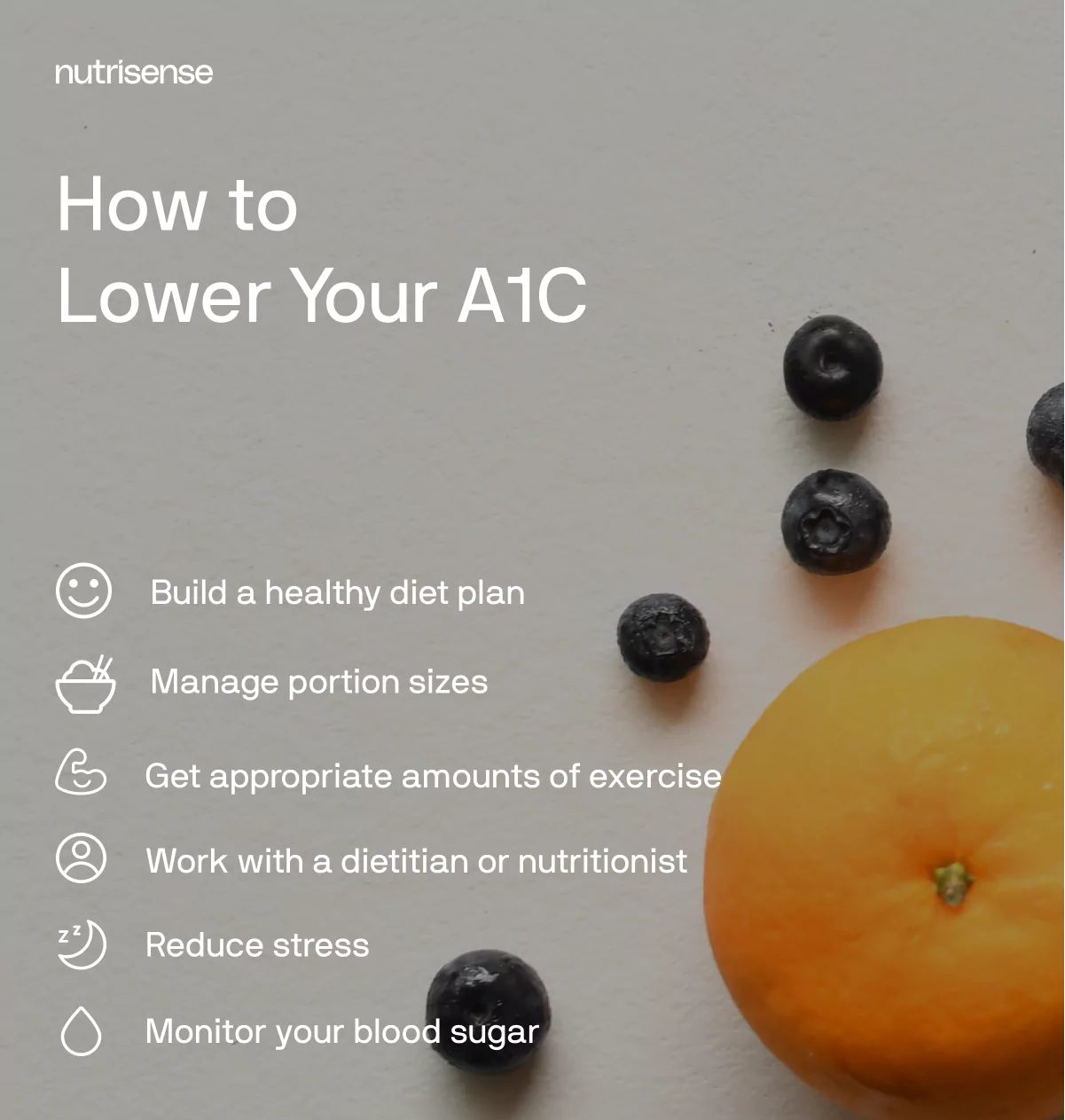 list of tips to help you lower a1c