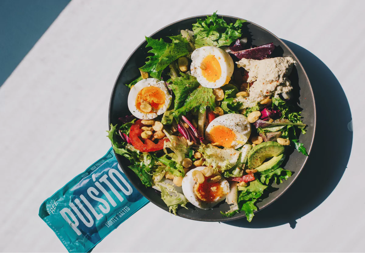 a balanced plate of whole foods