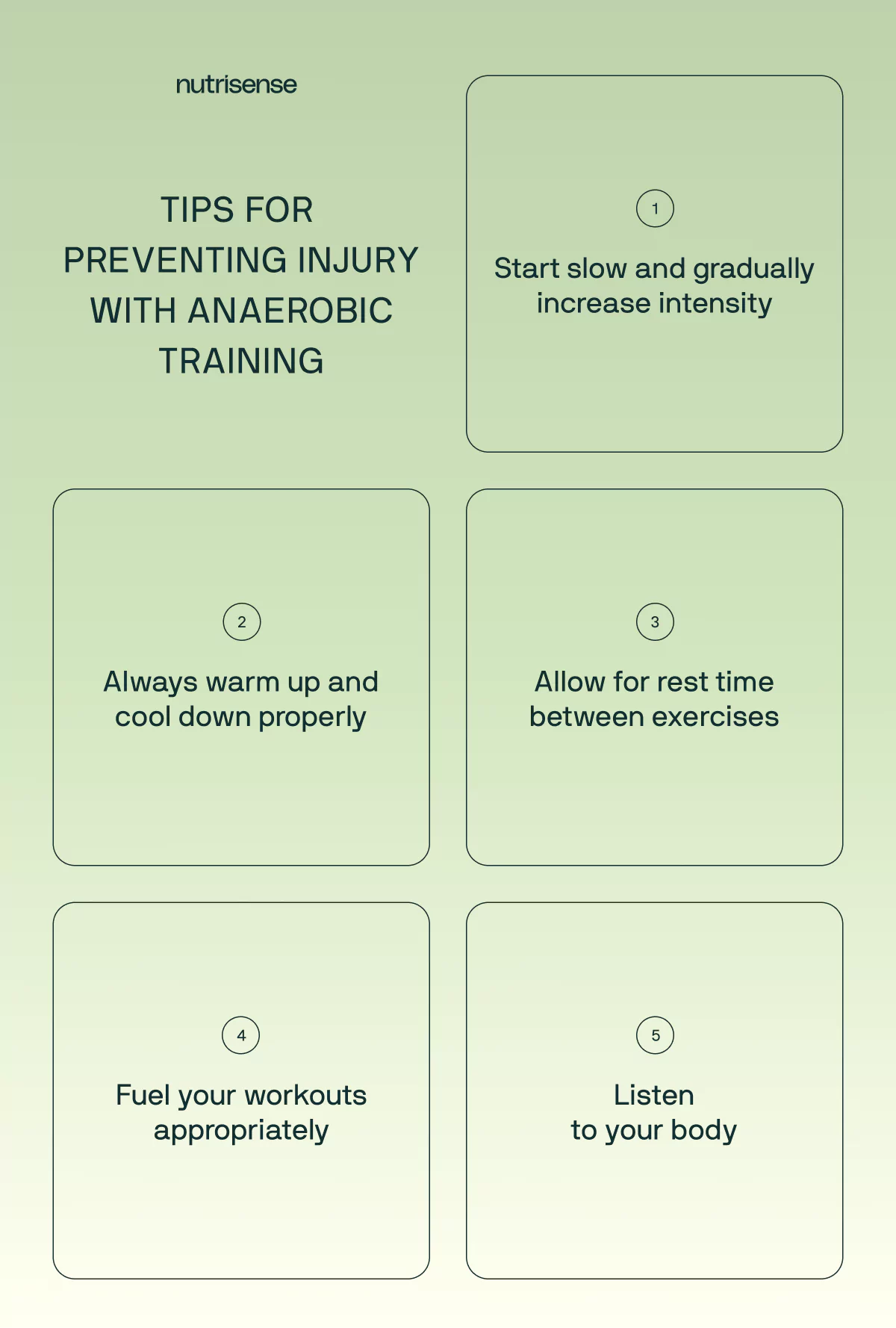 injury prevention tips for training