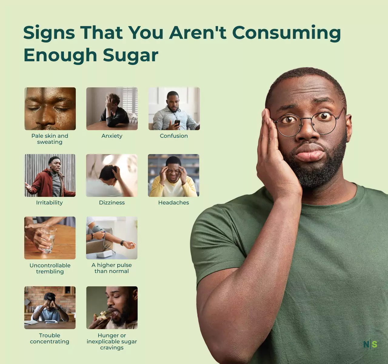 Signs That you aren't consuming enough sugar