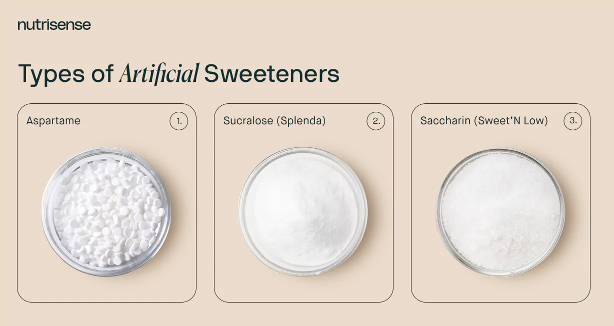 a list of artificial sweeteners