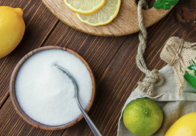 a bowl of xylitol on a table